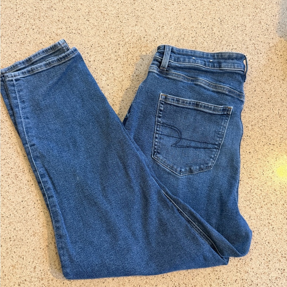 American Eagle Outfitters Blue Mom Jeans